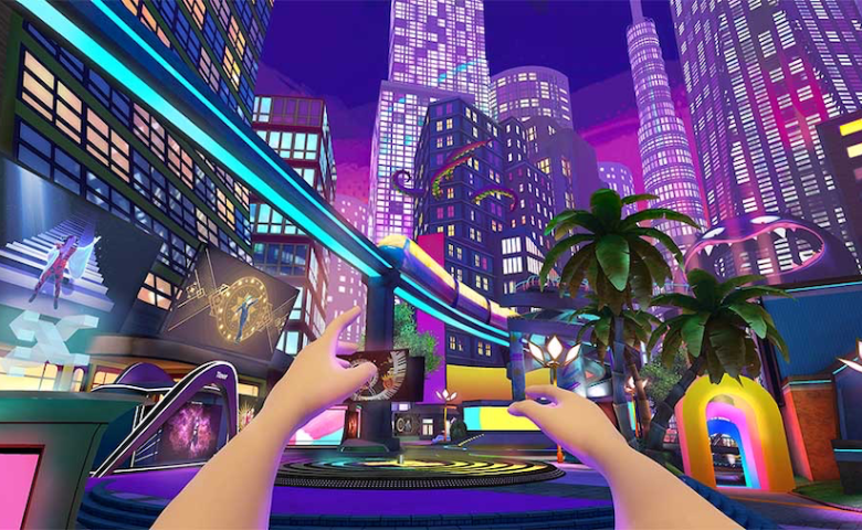 Just Dance VRプレイ画面の画像